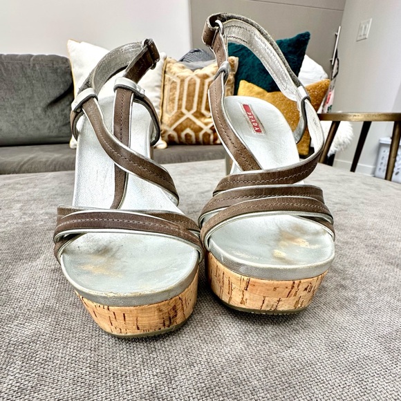 Prada Strappy Wedges - Picture 4 of 8